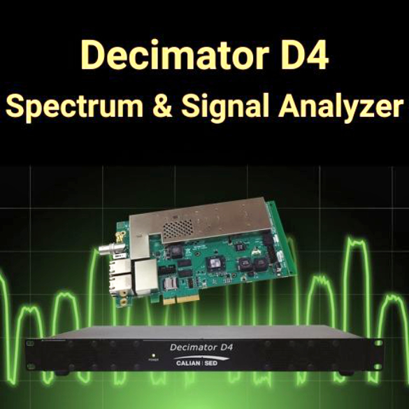CALIAN Decimator D4 - 4/8 Port RF Spectrum and Signal Analyzer