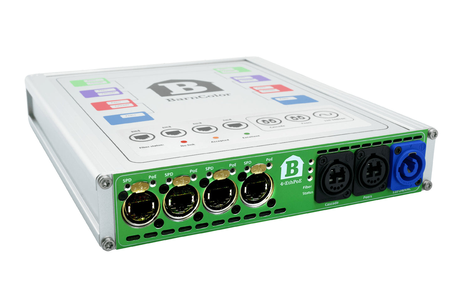 BarnColor-4xEth (Power cable not included)