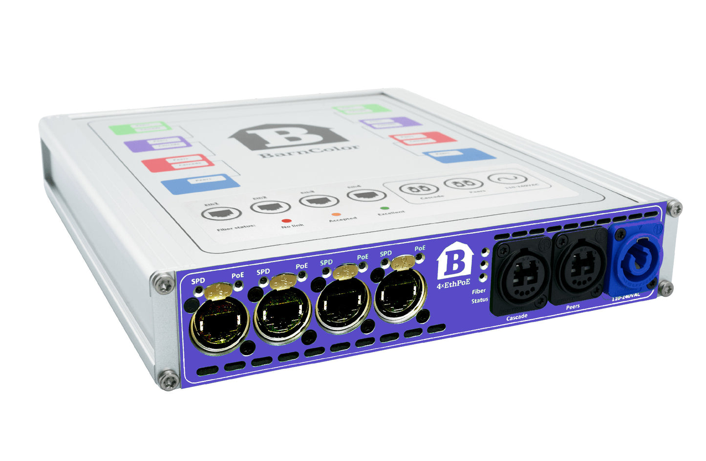 BarnColor-4xEth (Power cable not included)