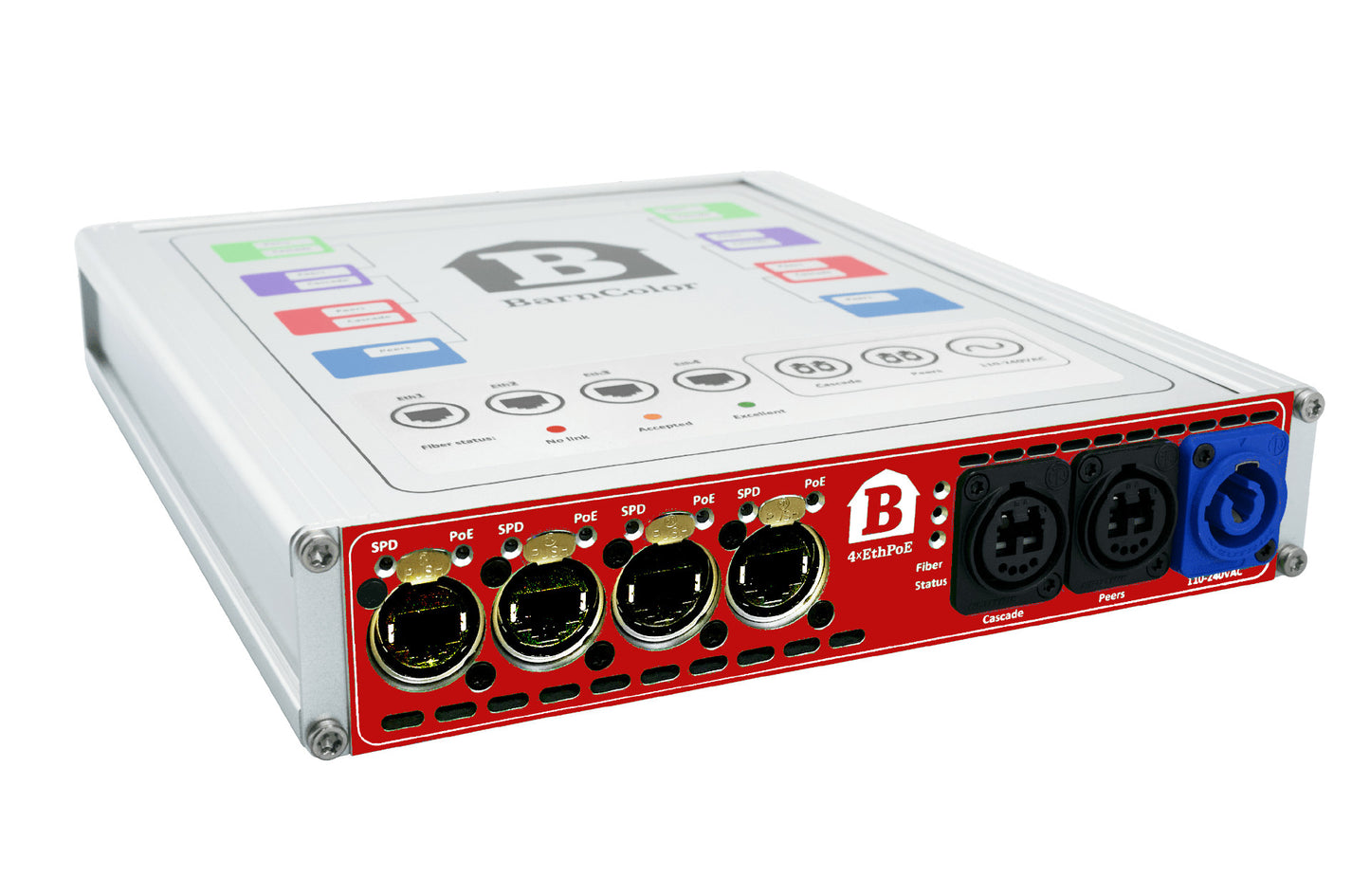BarnColor-4xEth (Power cable not included)